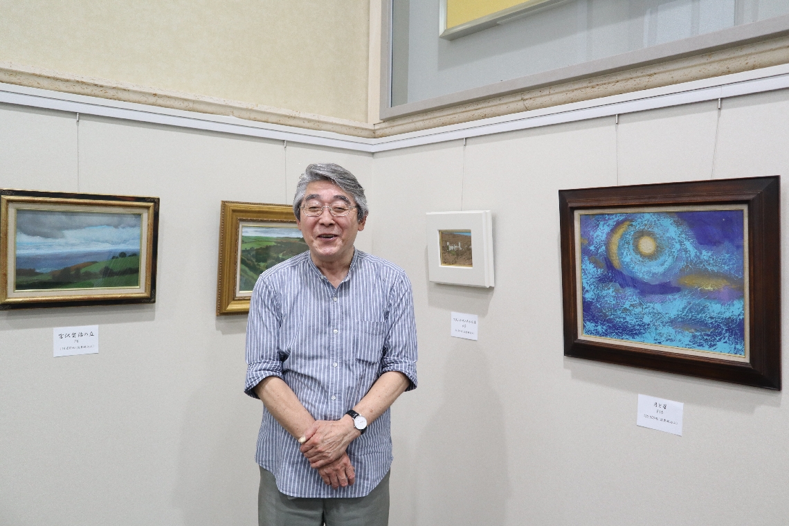大型❗️美術館所蔵画家◆喜谷繁暉◆元具体美術協会◆油彩Ｆ２０◆評価 ８万円／号
