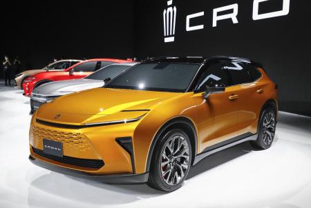 トヨタ自動車のクラウン「エステート」＝２０２２年７月、千葉市の幕張メッセ