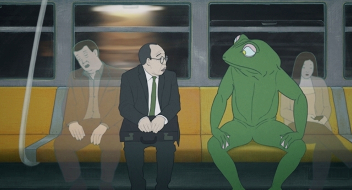 「めくらやなぎと眠る女」の一場面（ⓒ２０２２　Ｃｉｎｅｍａ　Ｄｅｆａｃｔｏ　－　Ｍｉｙｕ　Ｐｒｏｄｃｕｔｉｏｎｓ　－　Ｄｏｇｈｏｕｓｅ　Ｆｉｌｍｓ　－　９４０２－９２３８　Ｑｕｅｂｅｃ　ｉｎｃ．　（ｍｉｃｒｏ＿ｓｃｏｐｅ　－　Ｐｒｏｄｃｕｔｉｏｎｓ　ｌ’ｕｎｉｔｅ　ｃｅｎｔｒａｌｅ）　－　Ａｎ　Ｏｒｉｇｉａｎｌ　Ｐｉｃｔｕｒｅｓ　－　Ｓｔｕｄｉｏ　Ｍａ　－　Ａｒｔｅ　Ｆｒａｎｃｅ　Ｃｉｎｅｍａ　－　Ａｕｖｅｒｇｎｅ－Ｒｈｏｎｅ－Ａｌｐｅｓ　Ｃｉｎｅｍａ）