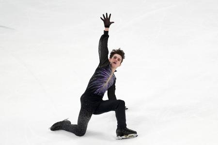グランプリシリーズ第３戦フランス大会に出場したミハイル・シャイドロフ＝２日、アンジェ（ＡＰ＝共同）