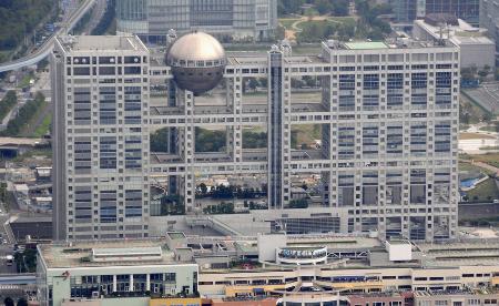 フジテレビ本社＝２０１０年１０月