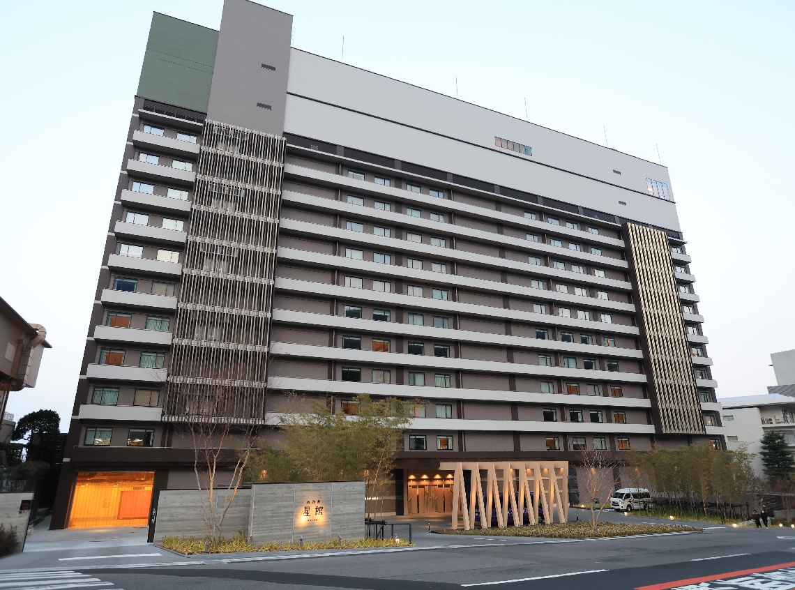 グランドオープンを迎える杉乃井ホテルの星館＝２１日、別府市観海寺