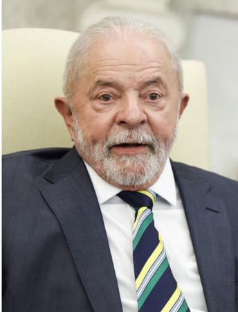 ブラジルのルラ大統領（ゲッティ＝共同）