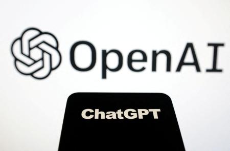 米オープンＡＩとチャットＧＰＴのロゴ（ロイター＝共同）