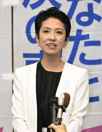 蓮舫氏＝昨年７月、東京都千代田区