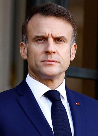 フランスのマクロン大統領（ロイター＝共同）