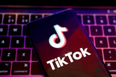 ＴｉｋＴｏｋ（ティックトック）のロゴ（ロイター＝共同）