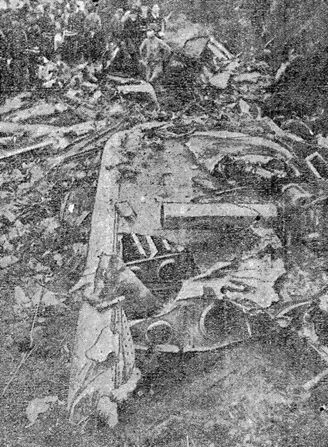 空襲の記憶】5月5日 B29が竹田市に墜落、捕虜は生体実験で犠牲に