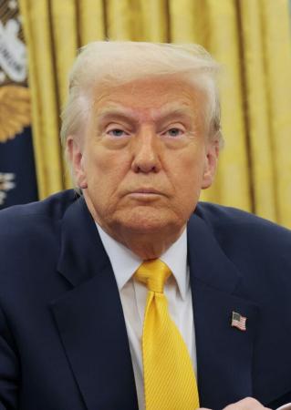 トランプ米大統領（ゲッティ＝共同）