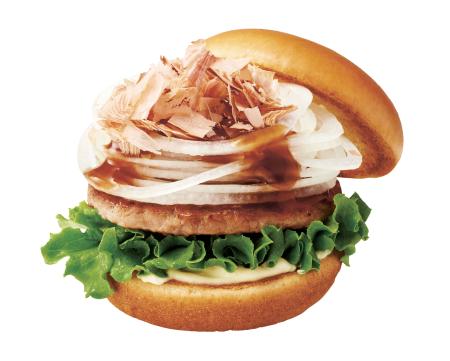 モスフードサービスの「淡路島産　たまねぎバーガー　和風しょうゆ仕立て」