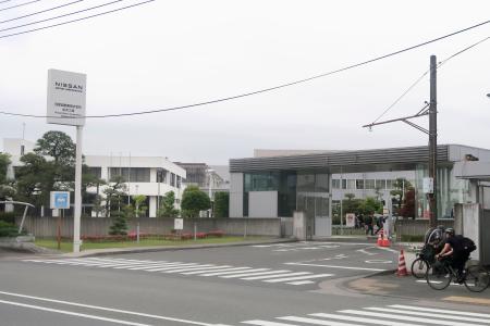 日産自動車の追浜工場＝１９日午後、神奈川県横須賀市