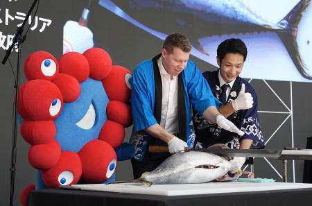 豪館でマグロ解体ショー - 大分のニュースなら 大分合同新聞プレミアム