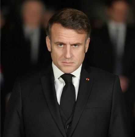 フランスのマクロン大統領（ロイター＝共同）