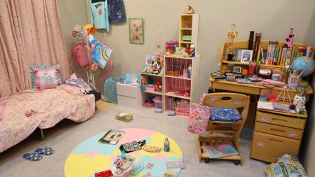 大丸梅田店の「平成ときめき展」で再現した女の子の部屋
