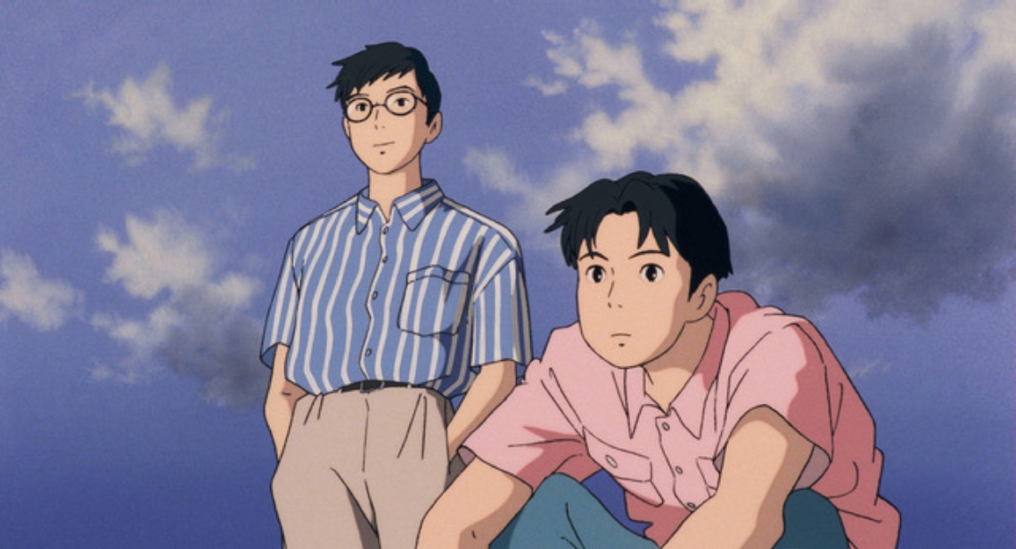 「海がきこえる」の一場面（ⓒ　１９９３　Ｓａｅｋｏ　Ｈｉｍｕｒｏ／Ｋｅｉｋｏ　Ｎｉｗａ／Ｓｔｕｄｉｏ　Ｇｈｉｂｌｉ，　Ｎ）