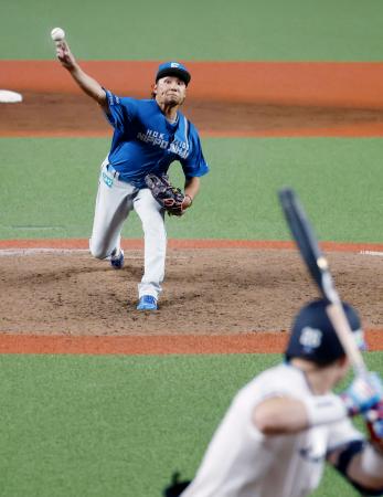 ８回２失点で８勝目を挙げた日本ハム・伊藤＝ベルーナドーム