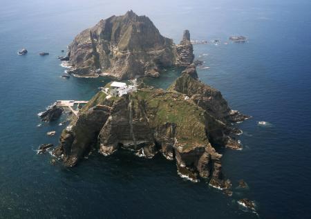 島根県の竹島（聯合＝共同）
