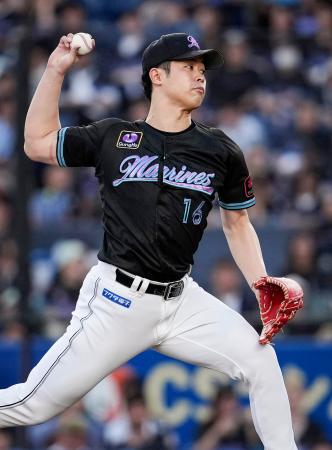 オリックス戦に先発したロッテ・種市＝ＺＯＺＯマリン