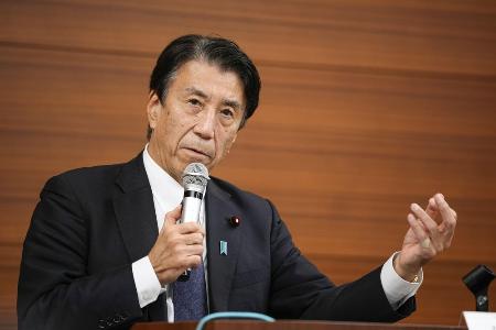 斎藤健前経産相＝２月、東京都港区