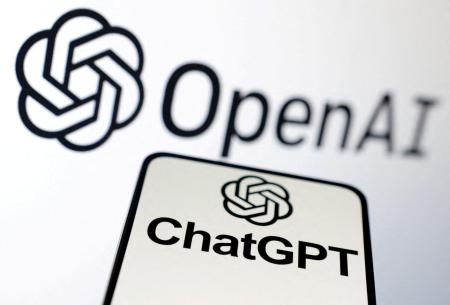 チャットＧＰＴと米オープンＡＩのロゴ（ロイター＝共同）