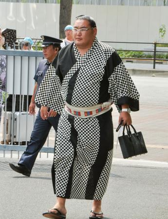 両国国技館を訪れた豊昇龍＝６日