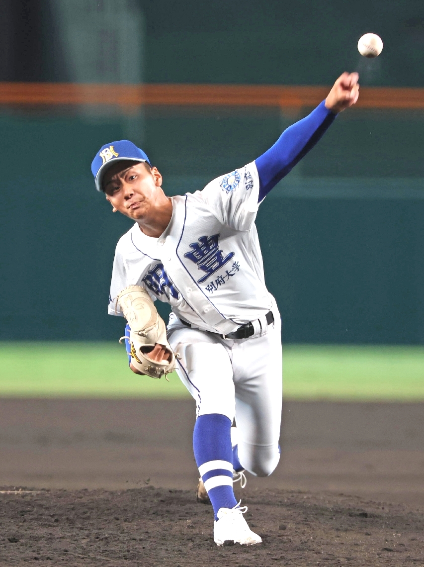 【明豊－市船橋】巧みな投球で試合をつくった明豊の先発・寺本