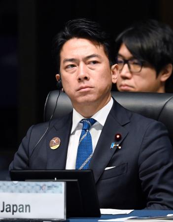 ＡＰＥＣの食料安全保障担当相会合に出席した小泉農相＝１０日午前、韓国・仁川