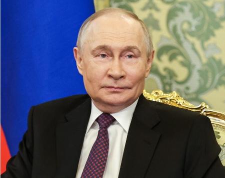プーチン大統領（タス＝共同）