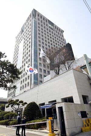 韓国外務省の庁舎＝２０２４年、ソウル