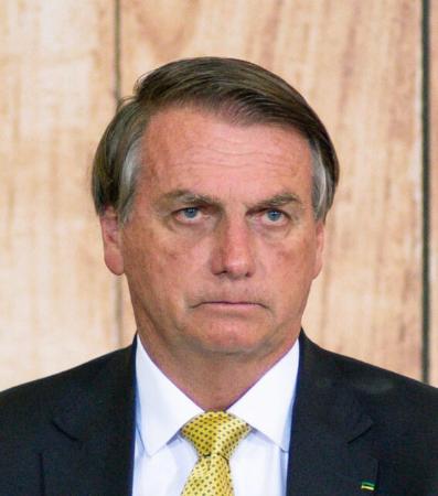 ブラジルのボルソナロ前大統領（ゲッティ＝共同）
