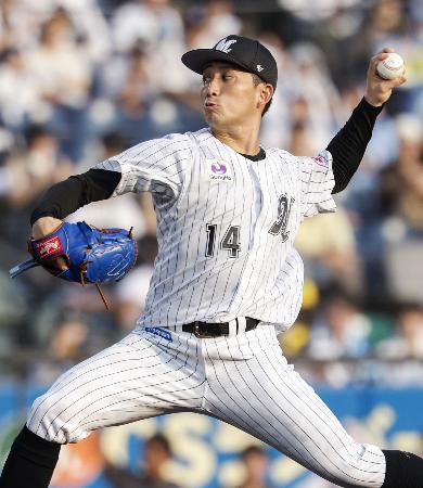 西武戦に先発したロッテ・小島＝ＺＯＺＯマリン