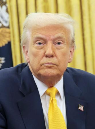 トランプ米大統領（ゲッティ＝共同）