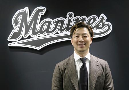 ロッテの美馬＝２０２３年、ＺＯＺＯマリンスタジアム