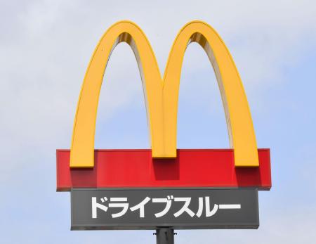 マクドナルドの看板
