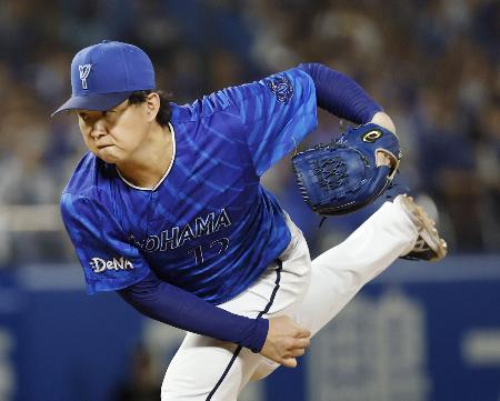 ヤクルト戦に先発したＤｅＮＡ・竹田＝神宮