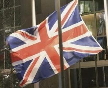 イギリスの国旗（ゲッティ＝共同）