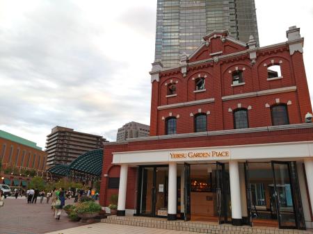 サッポロ不動産開発が手がける商業施設「恵比寿ガーデンプレイス」＝２１日、東京都渋谷区