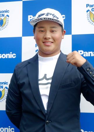 パナソニック・オープンに出場する中学３年の加藤金次郎＝泉ケ丘ＣＣ