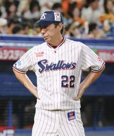 ヤクルト・高津監督＝８月、神宮