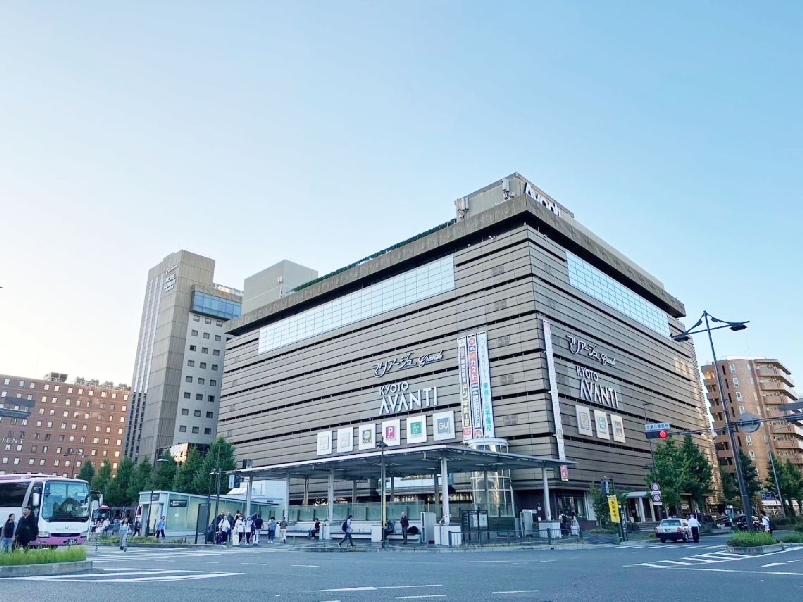 ＤＲＵＭ　ＴＡＯの専用劇場が入る予定の複合商業施設「京都アバンティ」＝９月３０日、京都市南区