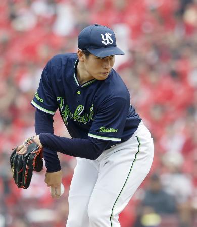 ６回１失点で２勝目を挙げたヤクルト・下川＝マツダ