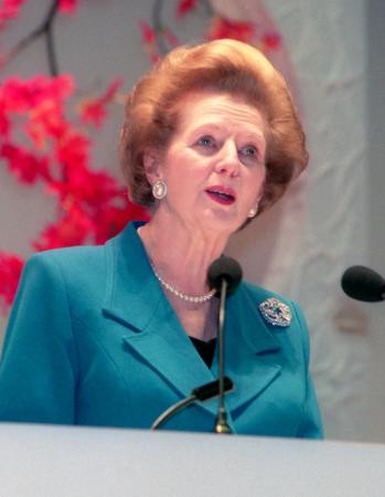サッチャー元英首相＝１９９６年