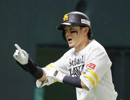 ソフトバンク・牧原大＝９月、みずほペイペイドーム