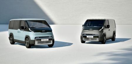キアが日本で発売するＥＶバン「ＰＶ５」（同社提供）