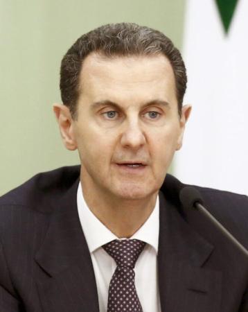 シリアのアサド前大統領（ゲッティ＝共同）