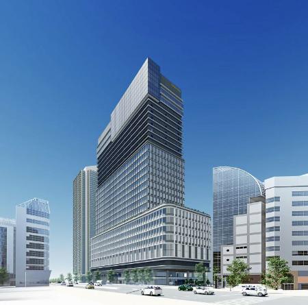 ２０２９年度に建て替え予定の神戸市役所本庁舎２号館のイメージ（同市役所のホームページから）