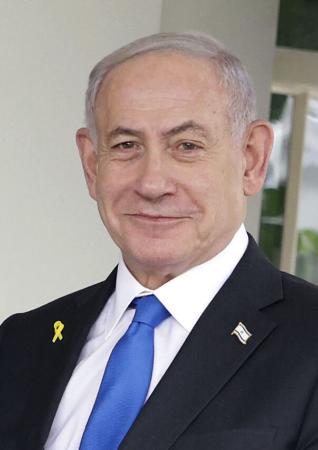 イスラエルのネタニヤフ首相（ゲッティ＝共同）