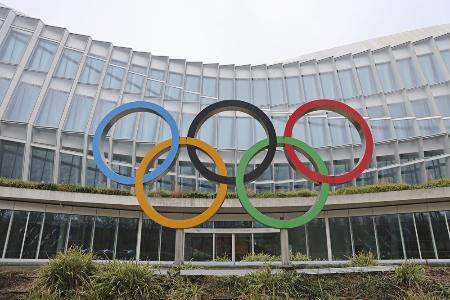 国際オリンピック委員会（ＩＯＣ）本部＝２０２４年２月、スイス・ローザンヌ（共同）