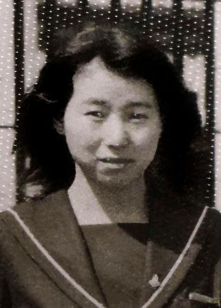 安福久美子容疑者（高校の卒業アルバムから）