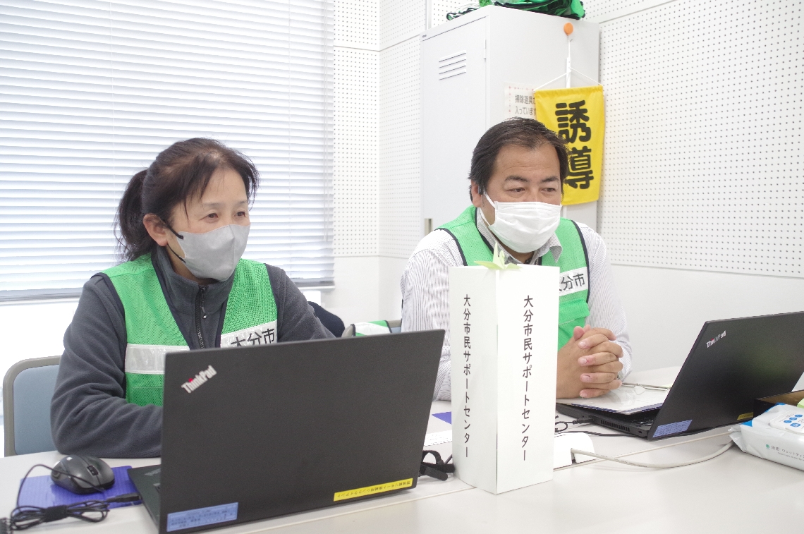 生活再建を支援する市民サポートセンターを開設＝２１日、大分市佐賀関